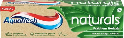 GlaxoSmithKline Aquafresh Natural Herbals Pasta do Zębów 75 ml GlaxoSmithKline Aquafresh Natural Herbals Pasta do Zębów 75 ml
