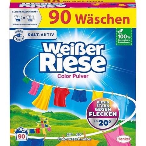 Henkel Weiser Riese Color Proszek do Prania 90 prań Henkel Weiser Riese Color Proszek do Prania 90 prań