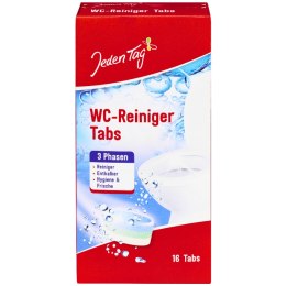 Jeden Tag Jeden Tag WC-Reiniger Tabletki do Czyszczenia Toalety 16 szt.