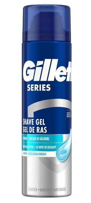 Procter & Gamble Gillette Series Sensitive Eucaliptus Żel do Golenia 200 ml Procter & Gamble Gillette Series Sensitive Eucaliptus Żel do Golenia 200 ml