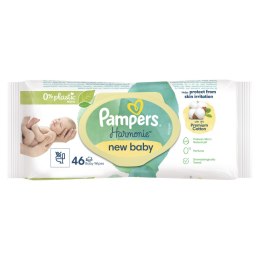 Procter & Gamble Pampers Harmonie New Baby Chusteczki Nawilżone 46 szt.
