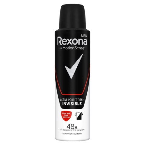 Unilever Rexona Men Active Protection+ Invisible Antyperspirant Spray 150 ml Unilever Rexona Men Active Protection+ Invisible Antyperspirant Spray 150 ml