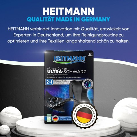 Brauns-Heitmann GmbH & Co. KG Heitmann Ultra Schwarz 2in1 Chusteczki Odnawiające Czerń 12 szt. Brauns-Heitmann GmbH & Co. KG Heitmann Ultra Schwarz 2in1 Chusteczki Odnawiające Czerń 12 szt.
