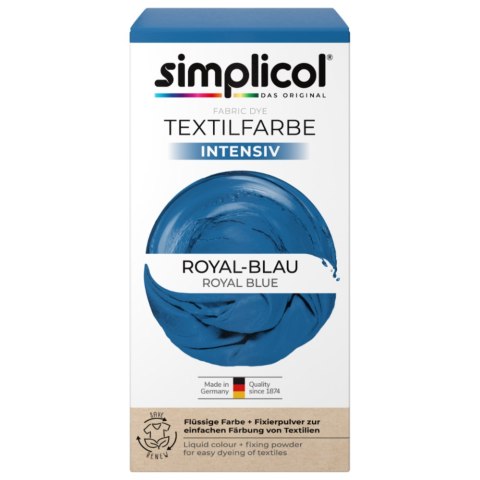 Brauns-Heitmann GmbH & Co. KG Simplicol Intensiv Barwnik do Tkanin Royal-Blau Błękit Królewski Brauns-Heitmann GmbH & Co. KG Simplicol Intensiv Barwnik do Tkanin Royal-Blau Błękit Królewski