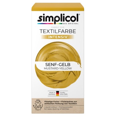 Brauns-Heitmann GmbH & Co. KG Simplicol Intensiv Barwnik do Tkanin Senf Gelb Musztardowy Brauns-Heitmann GmbH & Co. KG Simplicol Intensiv Barwnik do Tkanin Senf Gelb Musztardowy