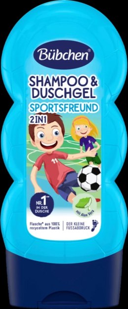 Bübchen Bübchen Kids 2 w 1 Sportsfreund Szampon i Żel pod Prysznic 230 ml