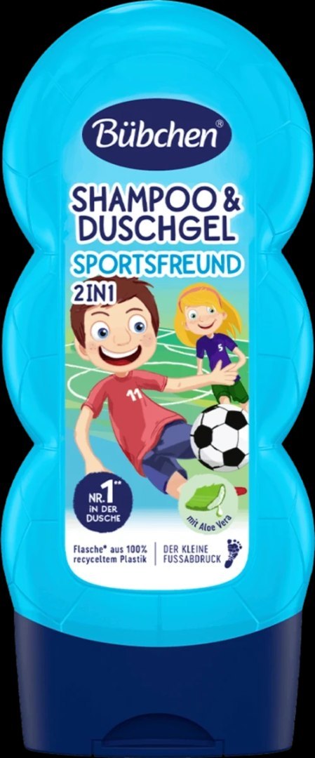 Bübchen Bübchen Kids 2 w 1 Sportsfreund Szampon i Żel pod Prysznic 230 ml Bübchen Bübchen Kids 2 w 1 Sportsfreund Szampon i Żel pod Prysznic 230 ml