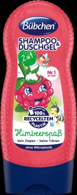 Bübchen Bübchen Kids 2w1 Raspberry Fun Szampon i Żel pod Prysznic 230 ml