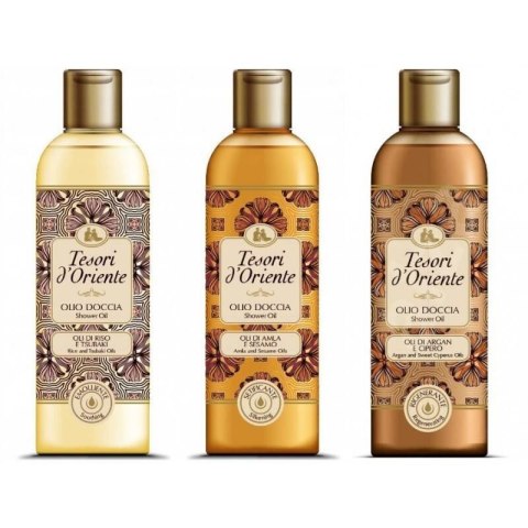 CONTER SRL Tesori d'Oriente Amla & Sesame Oil Olejek pod Prysznic 250 ml CONTER SRL Tesori d'Oriente Amla & Sesame Oil Olejek pod Prysznic 250 ml