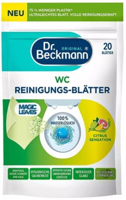 Delta pronatura GmbH Dr. Beckmann Listki do Czyszczenia WC Citrus Sensacja 20 szt.