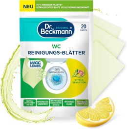 Delta pronatura GmbH Dr. Beckmann Listki do Czyszczenia WC Citrus Sensacja 20 szt.