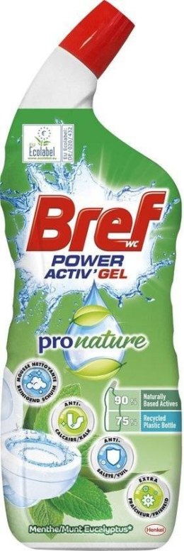 Henkel Bref Pro Nature Mint & Eucalyptus Żel WC 700 ml