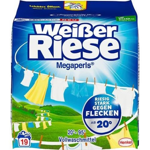 Henkel Weiser Riese Megaperls Proszek do Prania 19 prań Henkel Weiser Riese Megaperls Proszek do Prania 19 prań