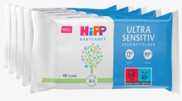 Hipp Hipp Ultra Sensitive Chusteczki Nawilżane (5x48 szt.) 240 szt.