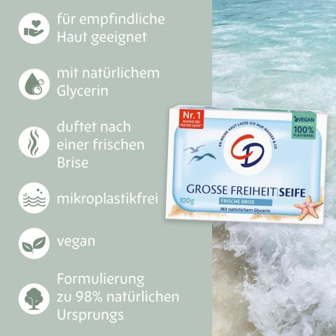 Lornamead GmbH CD Frische Brise Mydło Glicerynowe 100 g Lornamead GmbH CD Frische Brise Mydło Glicerynowe 100 g