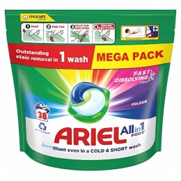 Procter & Gamble Ariel All in 1 Color Kapsułki do Prania 38 szt.