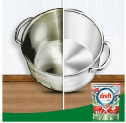 Procter & Gamble Dreft Platinum Plus All in One Anti-Matt Kapsułki do Zmywarki 16 sztuk