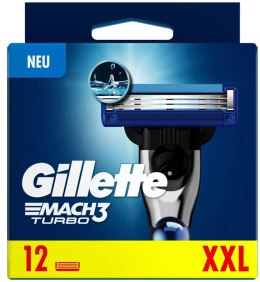 Procter & Gamble Gillette Mach3 Turbo Ostrza 12 szt.