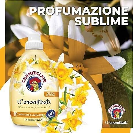 REAL CHIMICA SRL Chanteclair Kwiat Pomarańczy i Żonkil Płyn do Płukania 57 prań REAL CHIMICA SRL Chanteclair Kwiat Pomarańczy i Żonkil Płyn do Płukania 57 prań