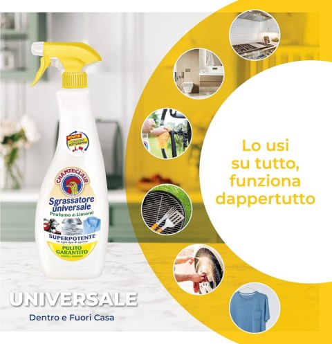 REAL CHIMICA SRL Chanteclair Sagrassatore Odtłuszczacz Limone 600 ml REAL CHIMICA SRL Chanteclair Sagrassatore Odtłuszczacz Limone 600 ml