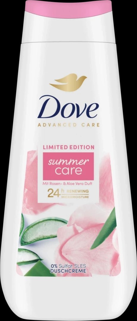 Unilever Dove Summer Care mit Rosen- & Aloe Vera Żel pod Prysznic 225 ml Unilever Dove Summer Care mit Rosen- & Aloe Vera Żel pod Prysznic 225 ml