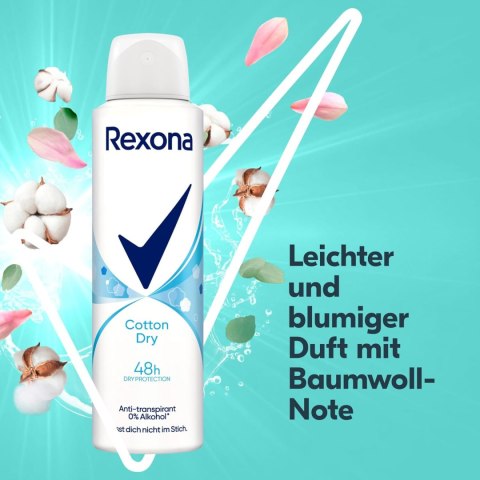Unilever Rexona Cotton Dry Antitranspirant Spray 150 ml Unilever Rexona Cotton Dry Antitranspirant Spray 150 ml