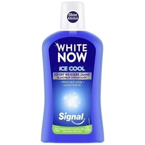 Unilever Signal White Now Ice Cool Płyn do Płukania Jamy Ustnej 500 ml Unilever Signal White Now Ice Cool Płyn do Płukania Jamy Ustnej 500 ml