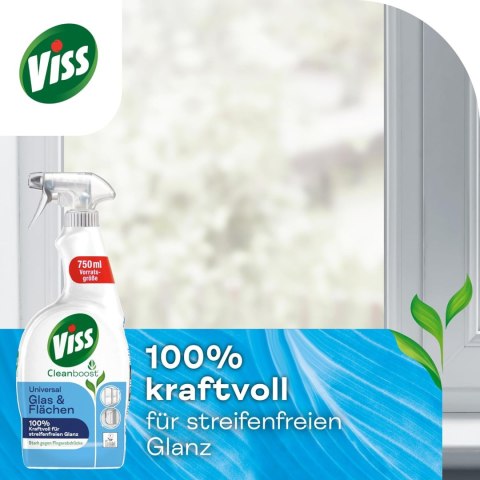 Unilever Viss Cleanboost Glas & Flachen Płyn do Szyb 750 ml Unilever Viss Cleanboost Glas & Flachen Płyn do Szyb 750 ml
