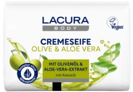 Aldi Lacura Olivenöl & Aloe-Vera-Extrakt Mydło w Kostce 150 g