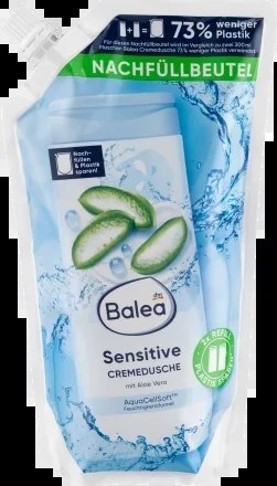 Dm-drogerie markt GmbH + Co. KG Balea Sensitive Żel pod Prysznic Worek 600 ml