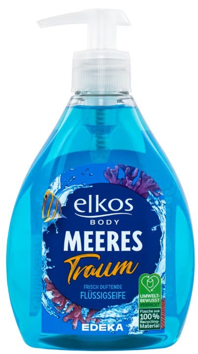 EDEKA ZENTRALE Stiftung & Co. KG Elkos Meerestraum Mydło w Płynie 500 ml EDEKA ZENTRALE Stiftung & Co. KG Elkos Meerestraum Mydło w Płynie 500 ml