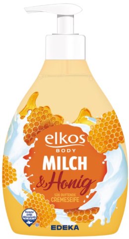 EDEKA ZENTRALE Stiftung & Co. KG Elkos Milch & Honig Mydło w Płynie 500 ml