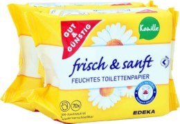 EDEKA ZENTRALE Stiftung & Co. KG G&G Nawilżony Papier Toaletowy Rumianek 2-pack