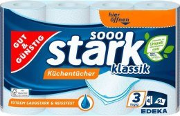 EDEKA ZENTRALE Stiftung & Co. KG G&G Ręcznik Kuchenny 4 sztuki