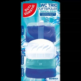 EDEKA ZENTRALE Stiftung & Co. KG G&G WC Trio Tropical Ocean Zawieszka WC 3 x 55 ml