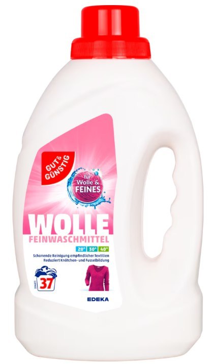 EDEKA ZENTRALE Stiftung & Co. KG G&G Wolle Żel do Prania Wełny i Tkanin Delikatnych 1,5 l EDEKA ZENTRALE Stiftung & Co. KG G&G Wolle Żel do Prania Wełny i Tkanin Delikatnych 1,5 l