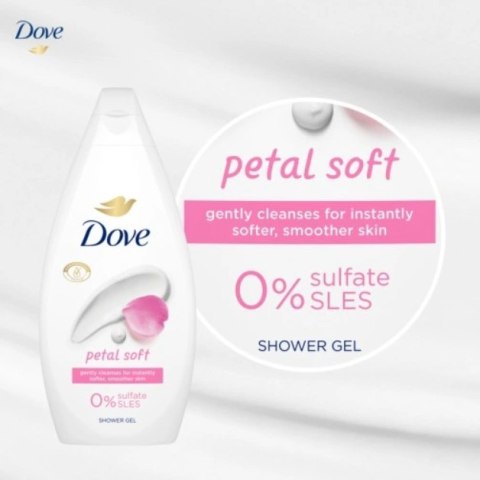 Unilever Dove Petal Soft Żel pod Prysznic 450 ml Unilever Dove Petal Soft Żel pod Prysznic 450 ml